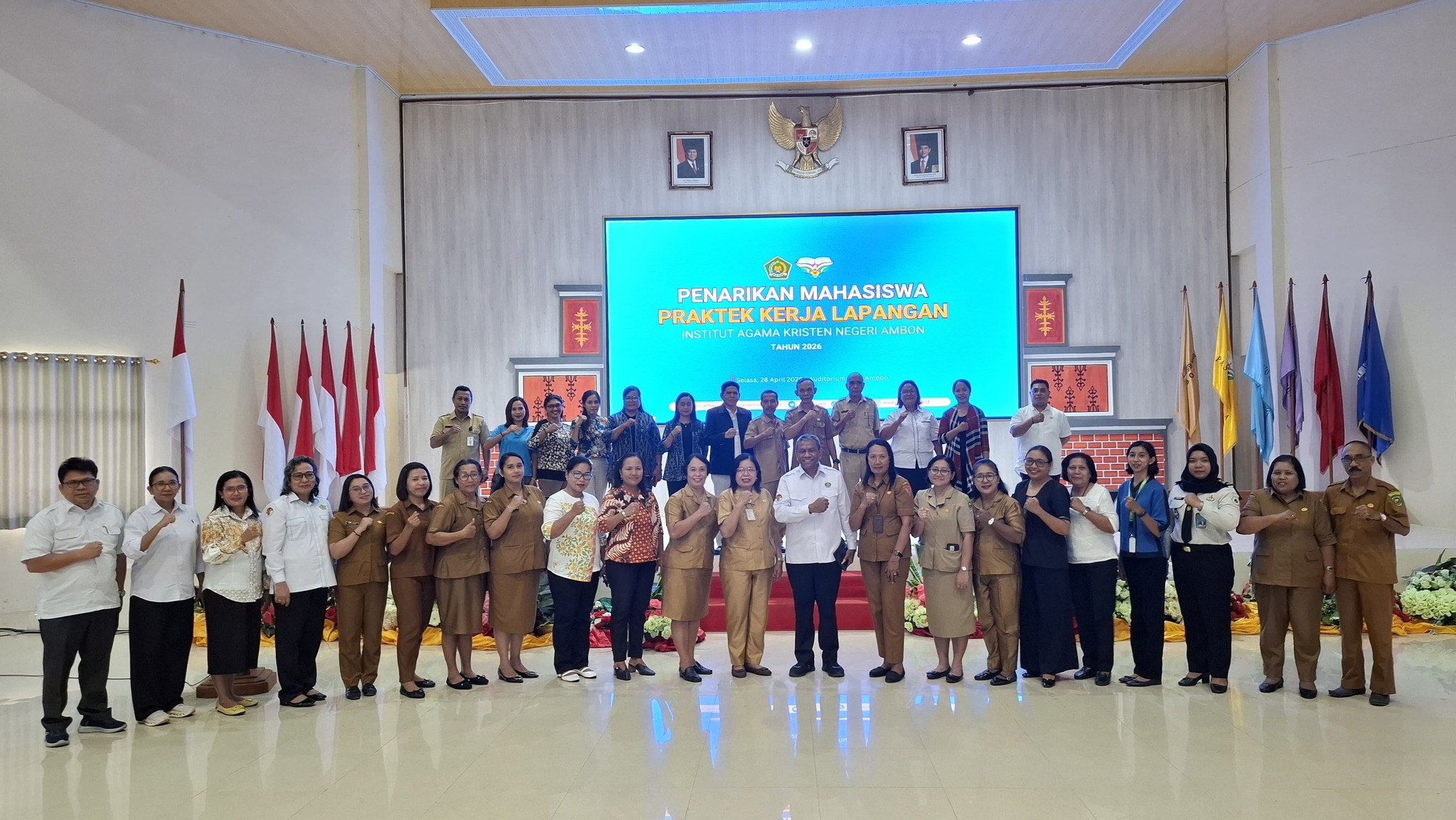 IAKN Ambon Tarik 219 Mahasiswa PKL, Tekankan Kolaborasi dan Penguatan Kompetensi Calon Guru