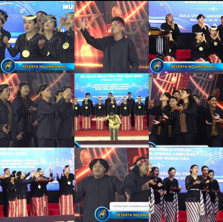 Paduan Suara Mara Christy IAKN Ambon Raih Gold III Musik Gereja Nusantara di Pesparawi Nasional XIV 2026