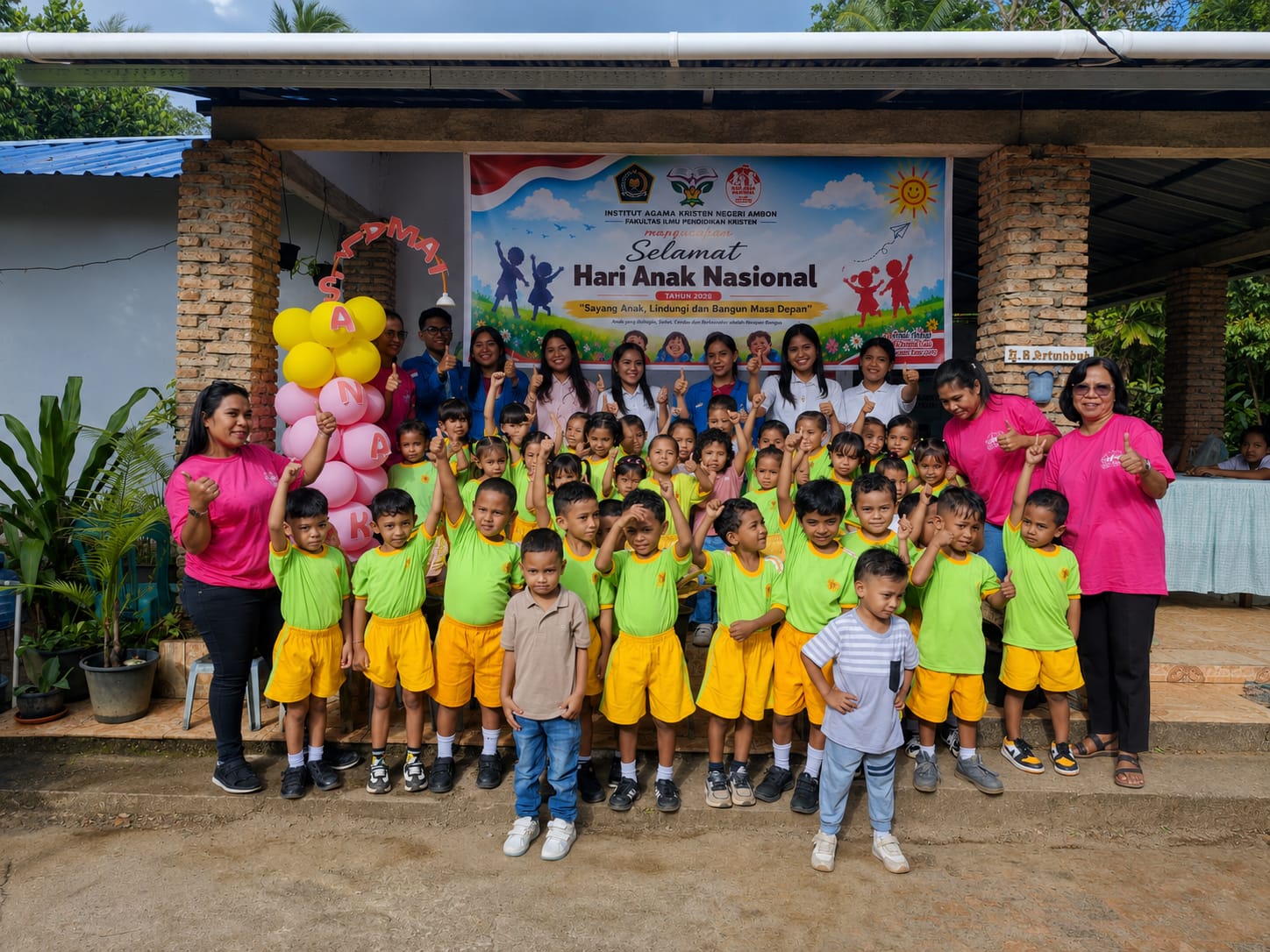 Peringati Hari Anak Nasional, FIPK IAKN Ambon Hidupkan Permainan Tradisional di Tengah Gempuran Gawai