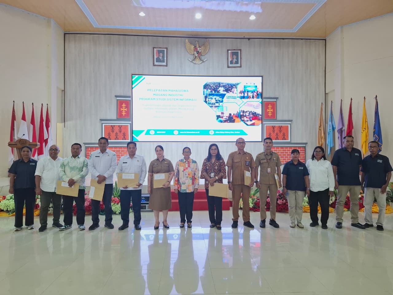 IAKN Ambon Lepas 35 Mahasiswa Sistem Informasi Magang di 10 Instansi Mitra, Dorong Transformasi Digital di Maluku