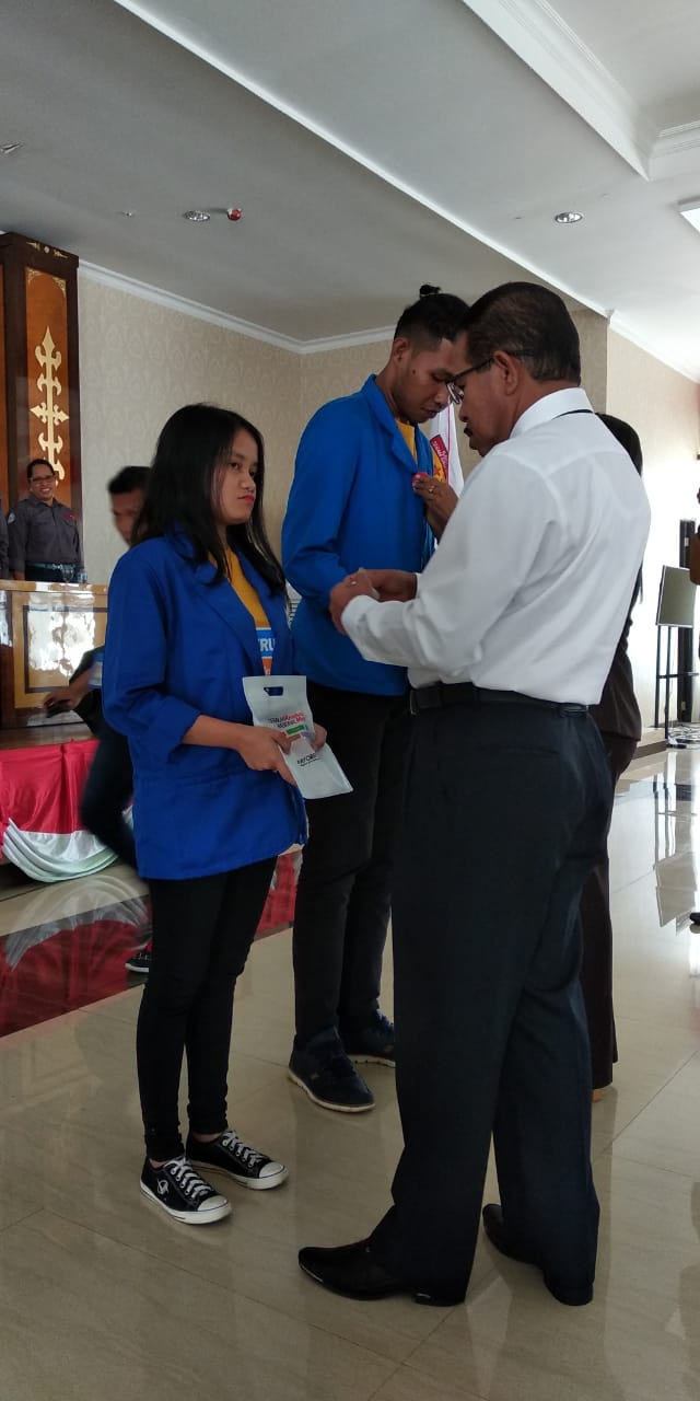 Bupati SBB Menerima Mahasiswa KKN RM 2019