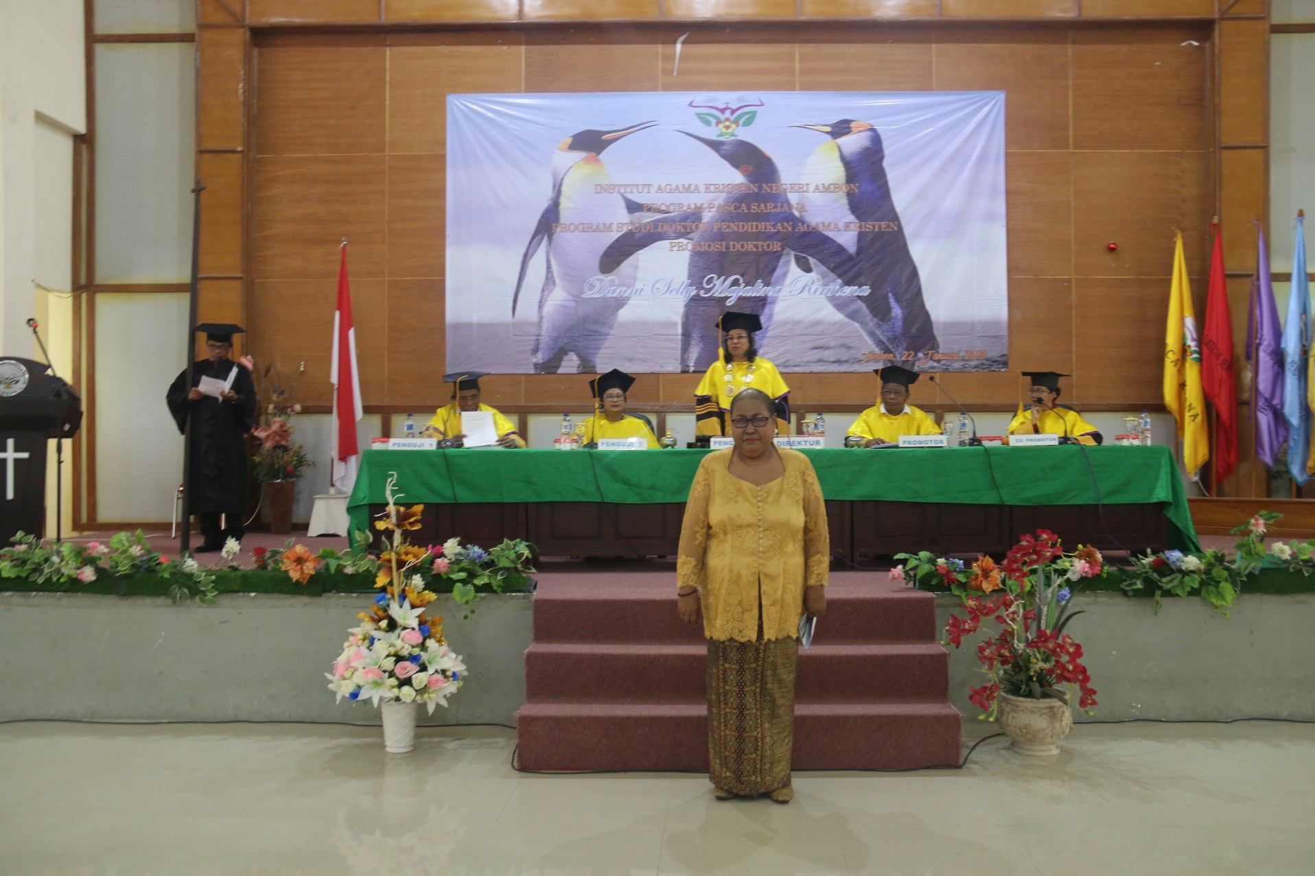Ujian Terbuka Promosi Doktor Oleh Dr. Danni Selly Majalina Ririhena, M.Pd.K