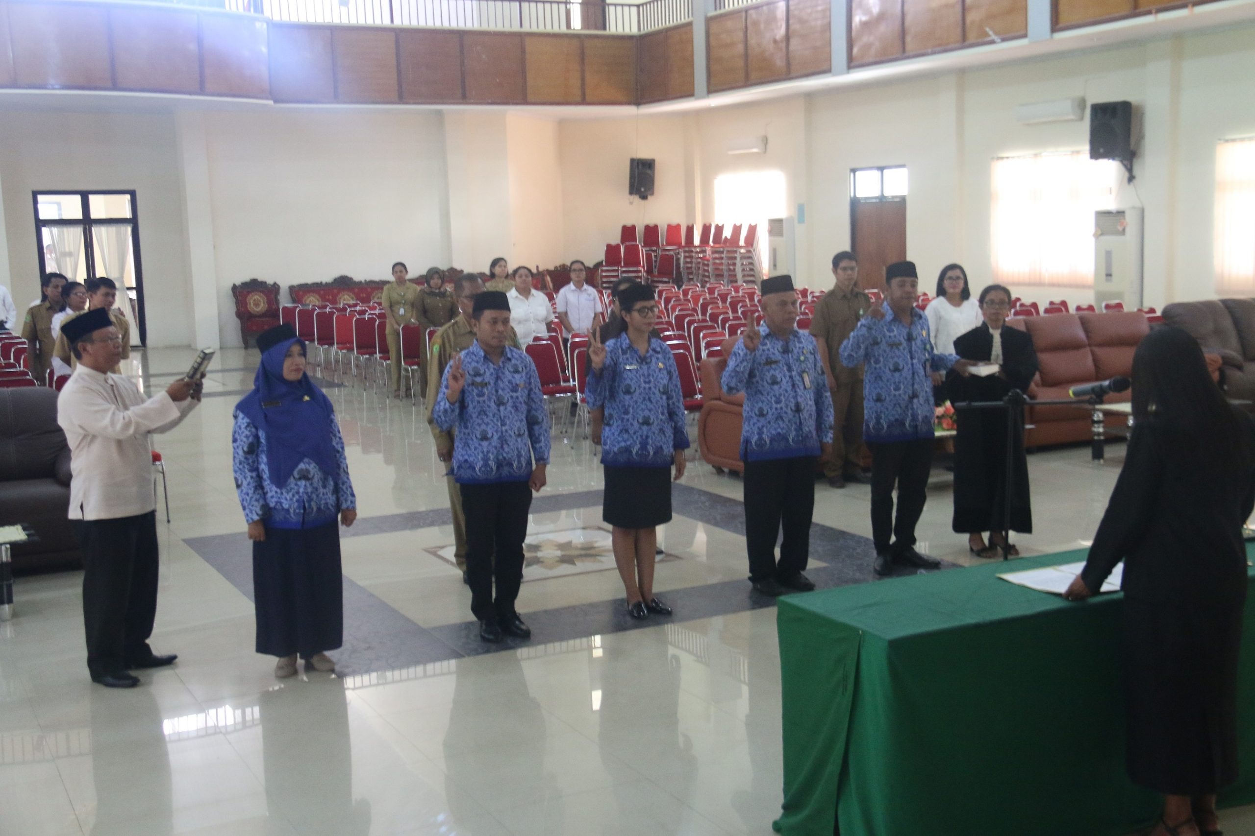 Pengambilan Sumpah Janji Pegawai Negeri Sipil di Lingkungan IAKN Ambon.