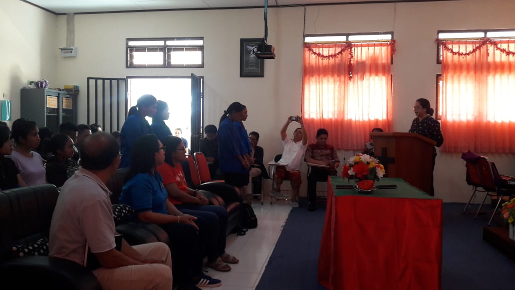 Enam orang Mahasiswa IAKN Ambon, Fakultas Ilmu Sosial Keagamaan Prodi Agama Budaya, Magang di Jogja.