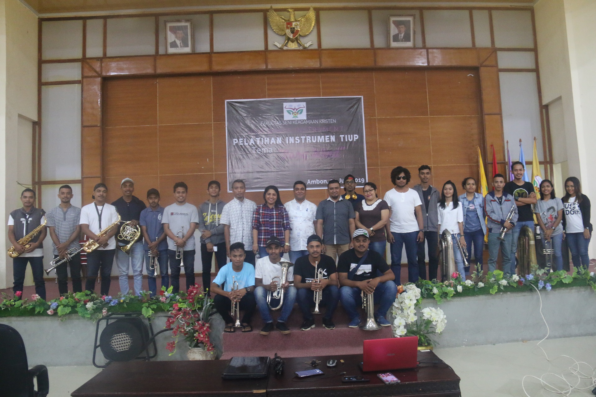 Fakultas Seni Keagamaan Menyelenggarakan Pelatihan Instrument Tiup