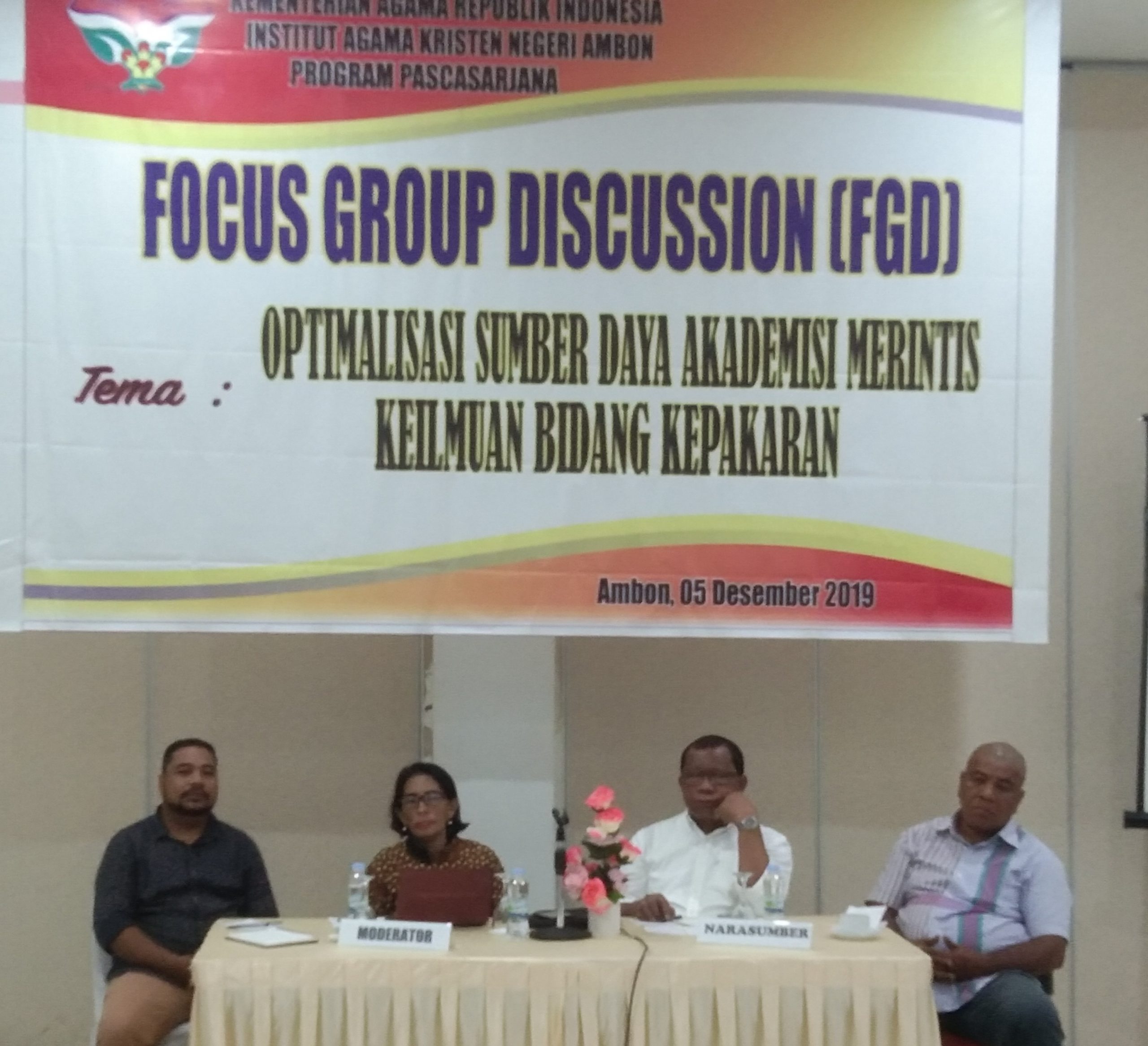 FGD "Optimalisasi Sumber Daya Akademisi Merintis Keilmuan Bidang Kepakaran"
