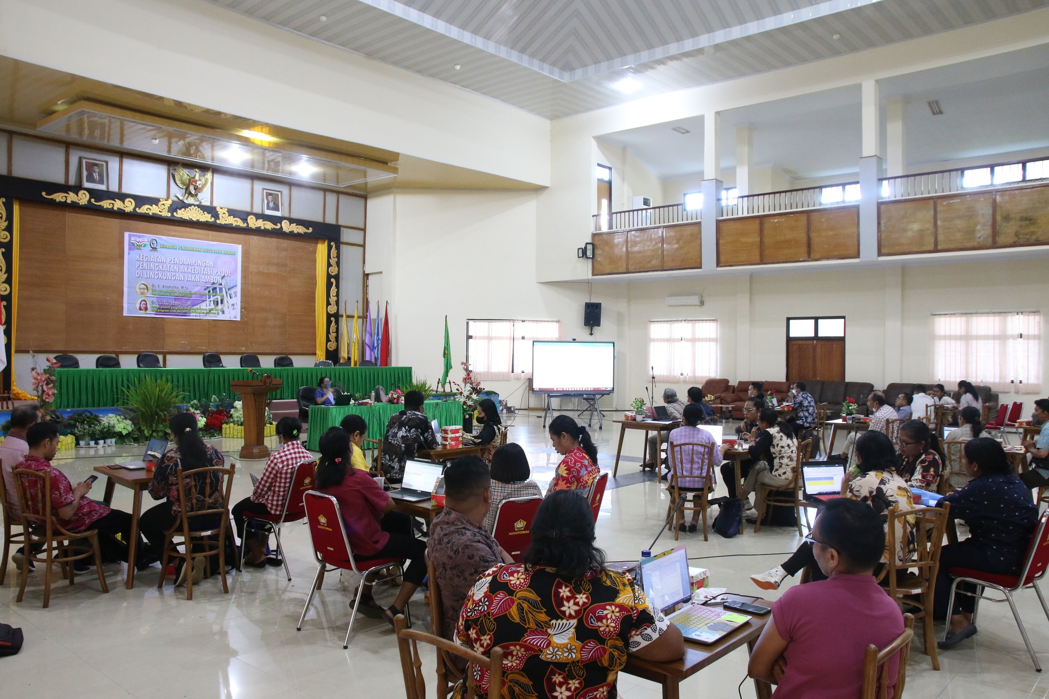 meningkatkan mutu lembaga untuk melayani masyarakat LPM Gelar kegiatan pendampingan peningkatan akreditasi Prodi di lingkungan IAKN Ambon