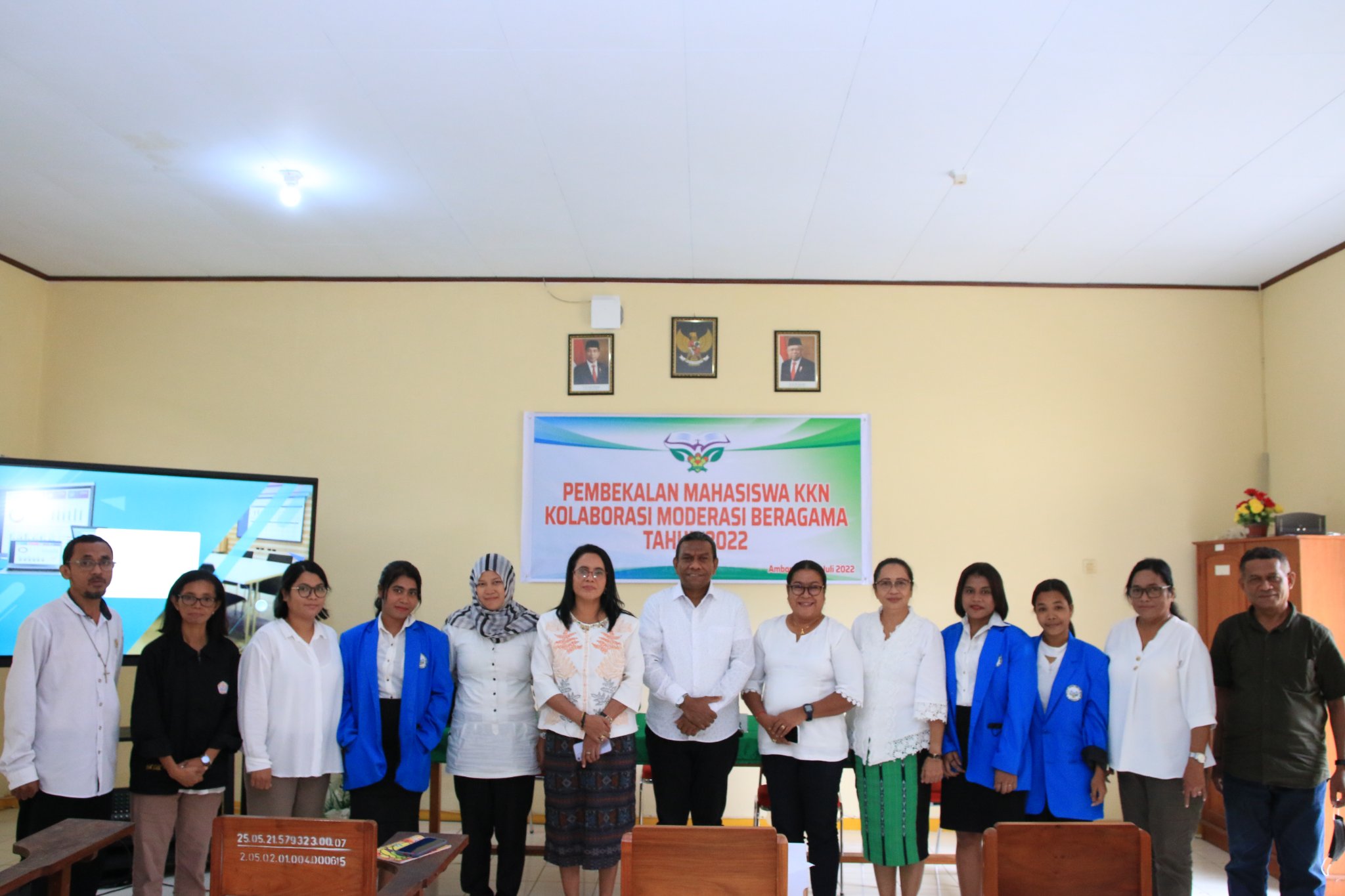 Mahasiswa IAKN Ambon menjadi peserta KKN Kolaborasi Nusantara Moderasi Beragama Tahun 2022 yang dilaksanakan Kementerian Agama