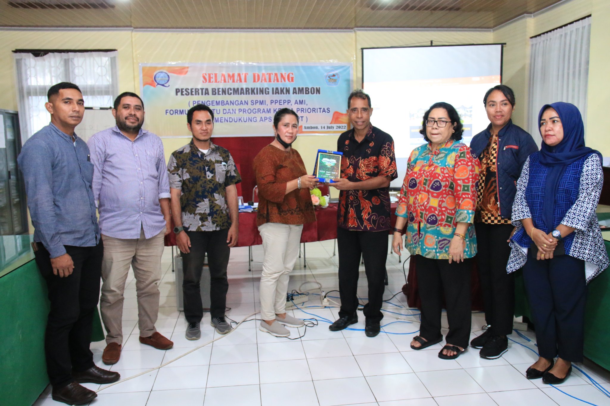 Benchmarking LPM IAKN Ambon Bersama LP3M UNPATTI