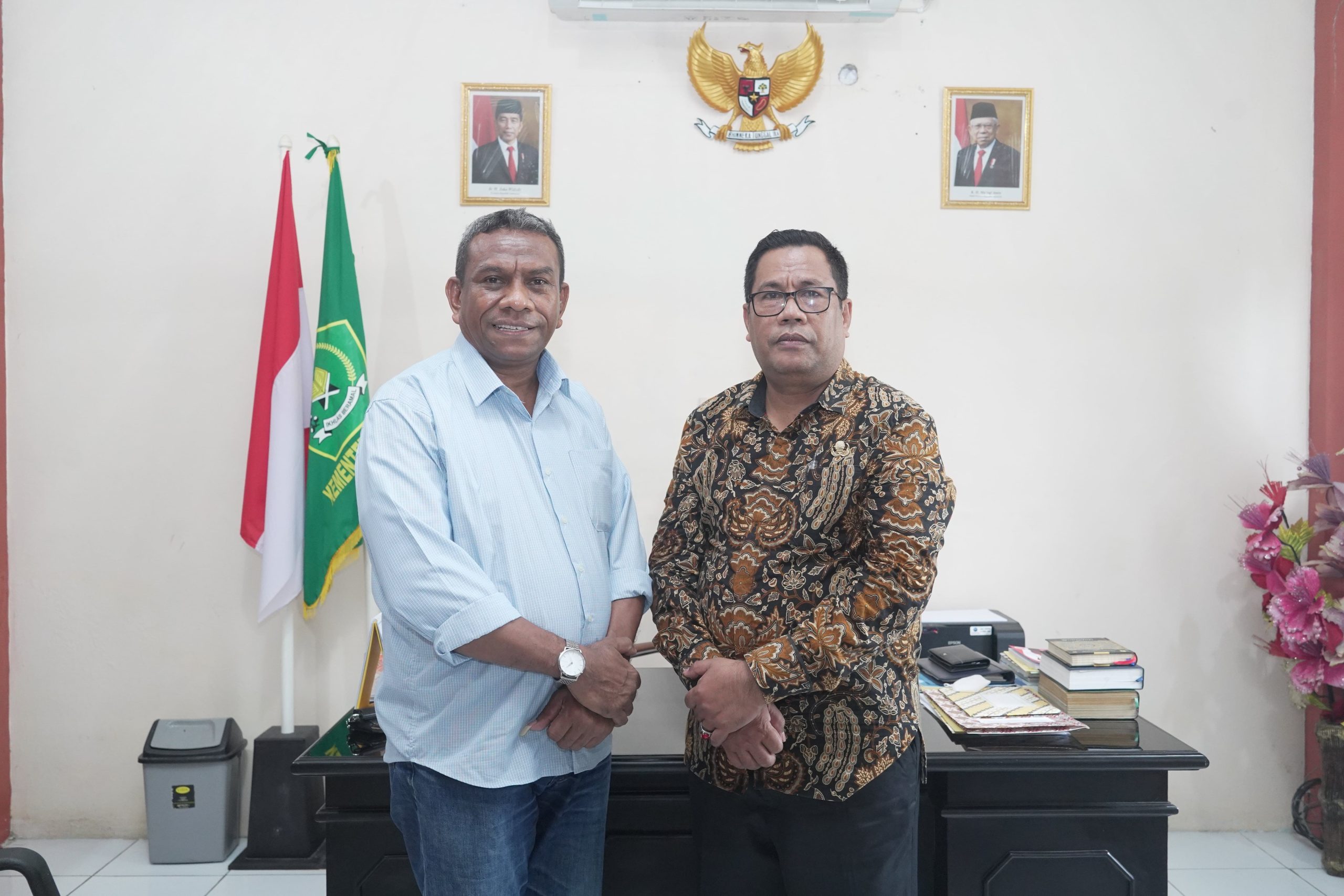 Rektor IAKN Ambon Sebagai Provokator Moderasi Beragama mengajak kolaborasi Tokoh Agama untuk meningkatkan indeks Moderasi Beragama di Kabupaten Maluku Tenggara dan Kota Tual