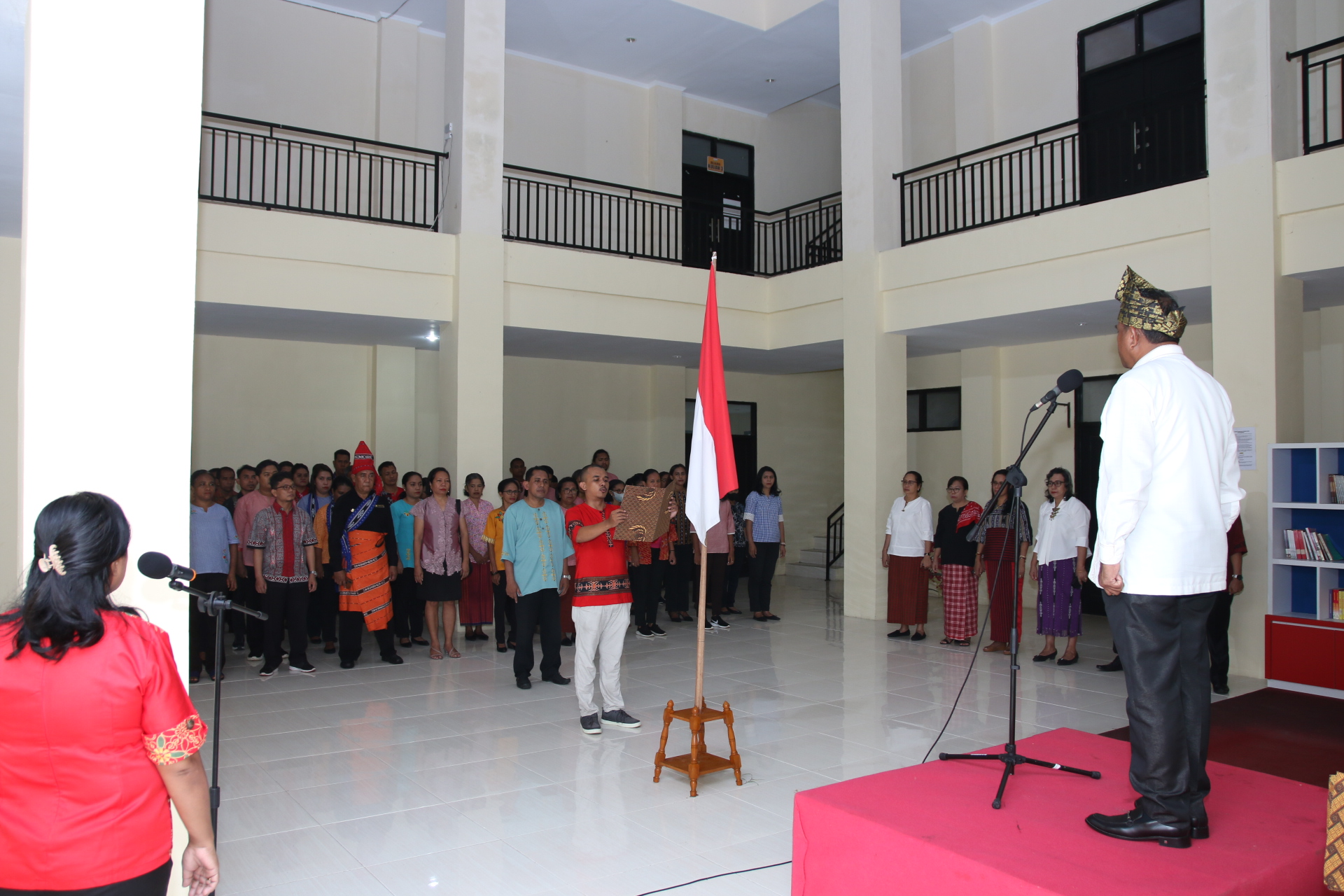 IAKN Ambon Memperingati Hari Lahir Pancasila dengan Upacara Penghormatan Bendera Merah Putih