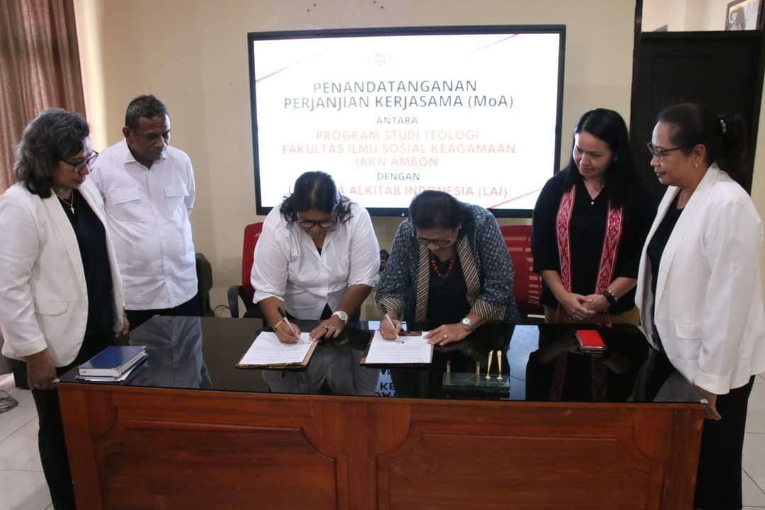 Setelah melakukan Mou dengan IAKN Ambon, LAI kembali melakukan MoA dengan Prodi Teologi