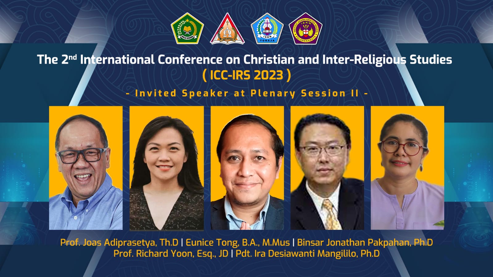 "Ini Dia Profil 8 (Delapan) Invited Speaker Hebat di Plenary Session I dan Plenary Session II Pada Kegiatan The 2nd ICC IRS di Hotel Aston, Kupang â€“ NTT, Jumat, 14 Juli 2023!"