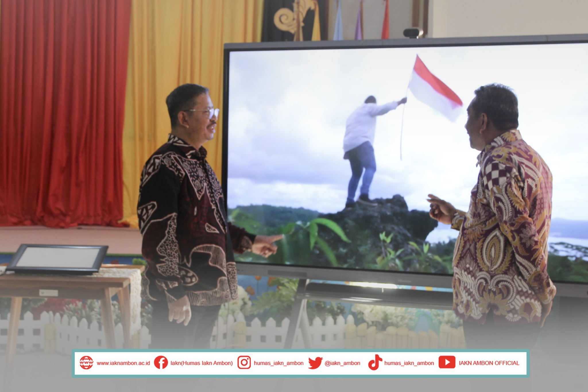 Prof. Dr. Amien Suyitno, M.Ag. mencangankan Bulan Moderasi Beragama dalam Rangka Dies Natalis ke-5 IAKN Ambon.