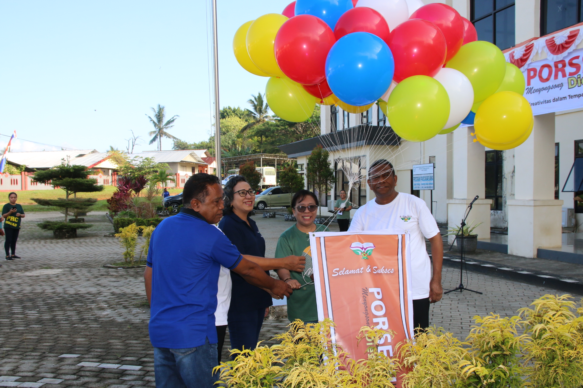 Pembukaan Porseni dalam Rangka Diesnatalis ke-5 IAKN Ambon Tahun 2023