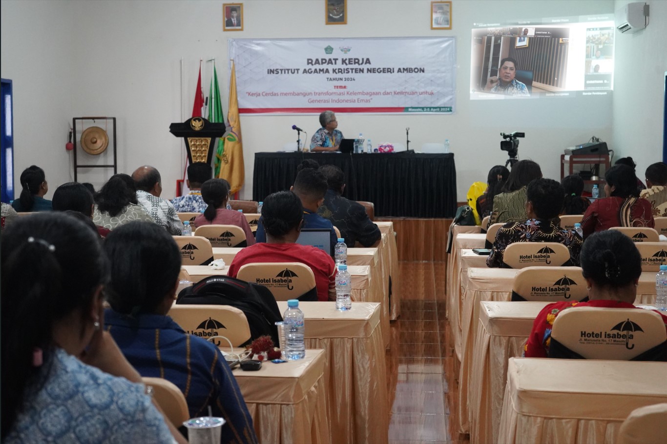 Sekertaris Jenderal Kementerian Agama Republik Indonesia buka Rapat Kerja IAKN Ambon Tahun 2024