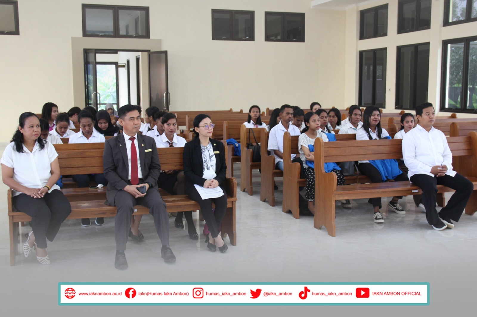 Wakil Dekan I FISK IAKN Ambon Buka Pembekalan Mahasiswa Magang Prodi Pariwisata Budaya dan Agama