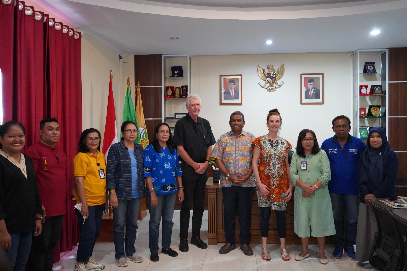 Audiensi kerja sama IAKN Ambon dengan Vrije Universiteit Amsterdam, Belanda.