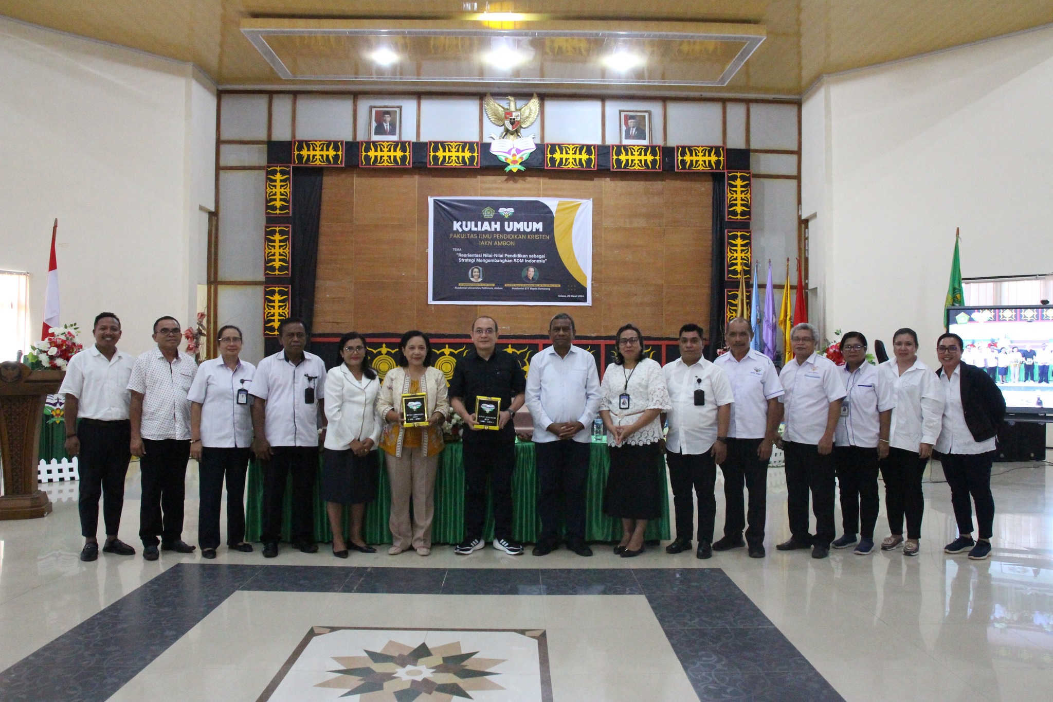 Kuliah Umum FIPK IAKN Ambon bahas Strategi Mengembangkan SDM Indonesia