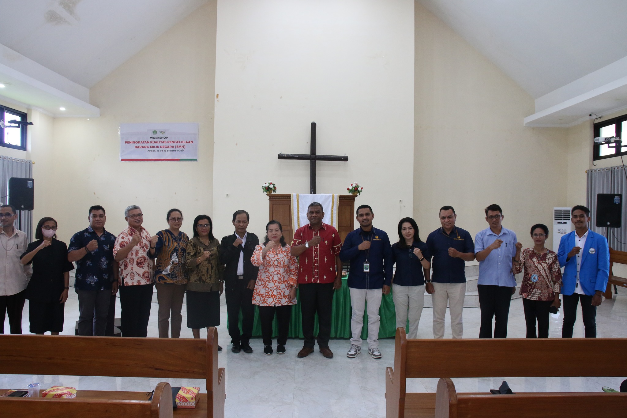Rektor IAKN Ambon Buka Workshop Peningkatan Kualitas Pengelolaan BMN