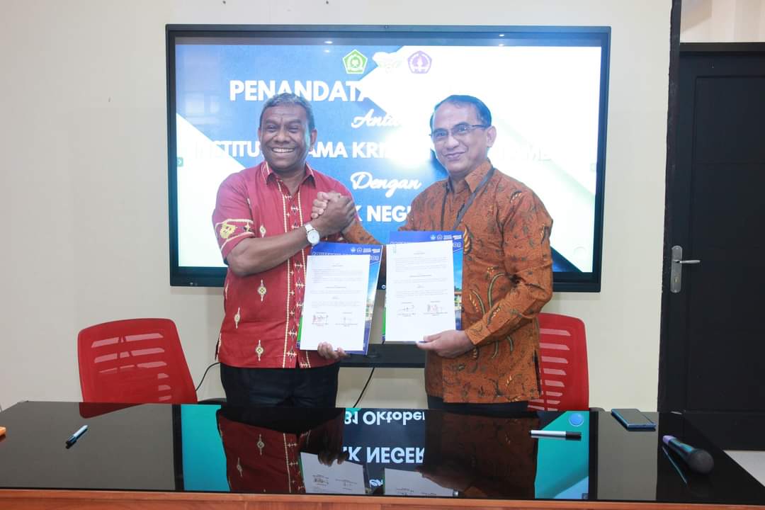 Kerjasama IAKN Ambon Dan POLNAM dituangkan dalam MoU