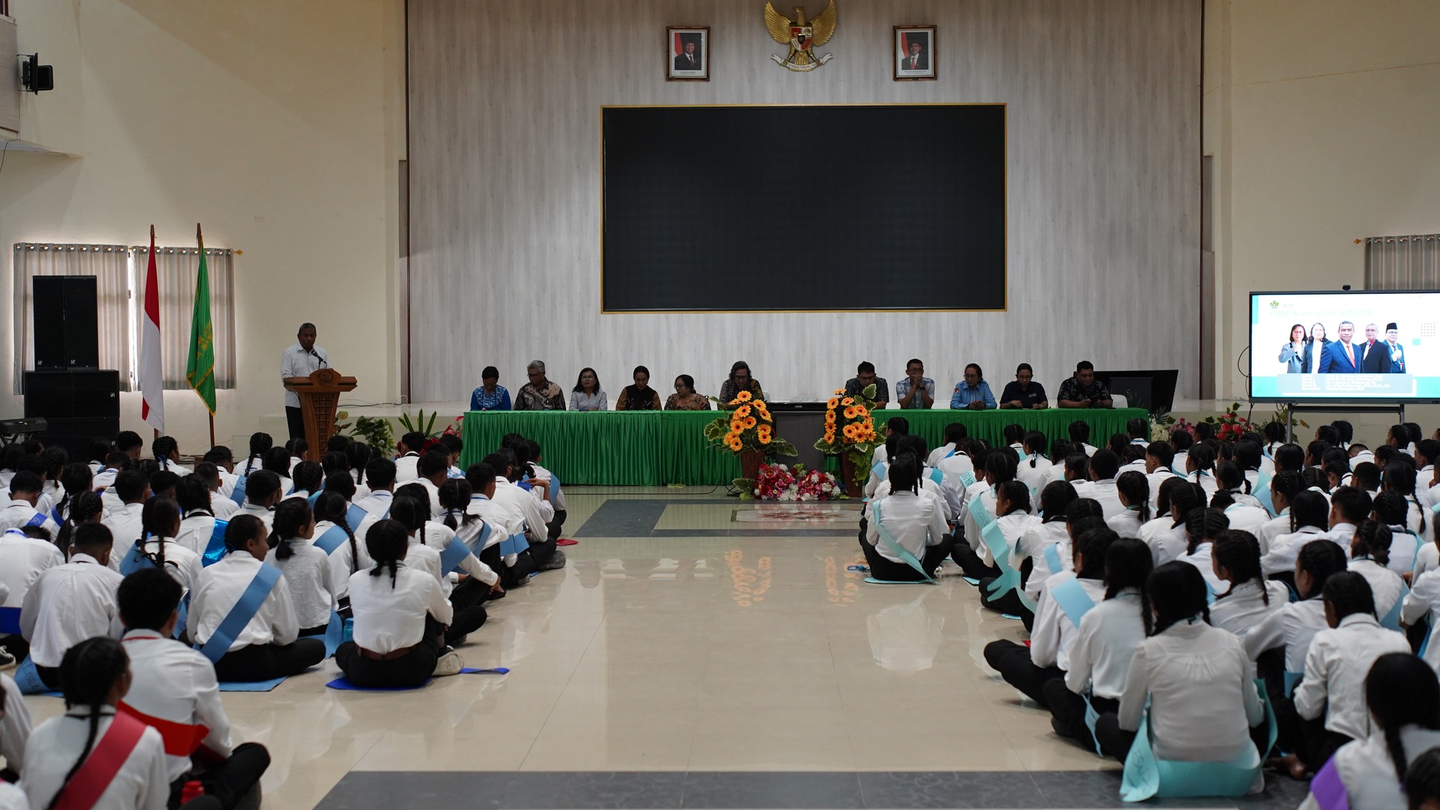 Pembukaan PKKMB IAKN Ambon 2025, Rektor; Mahasiswa Harus Inovatif, Cerdas, Religius, dan Inklusif demi Indonesia 2045