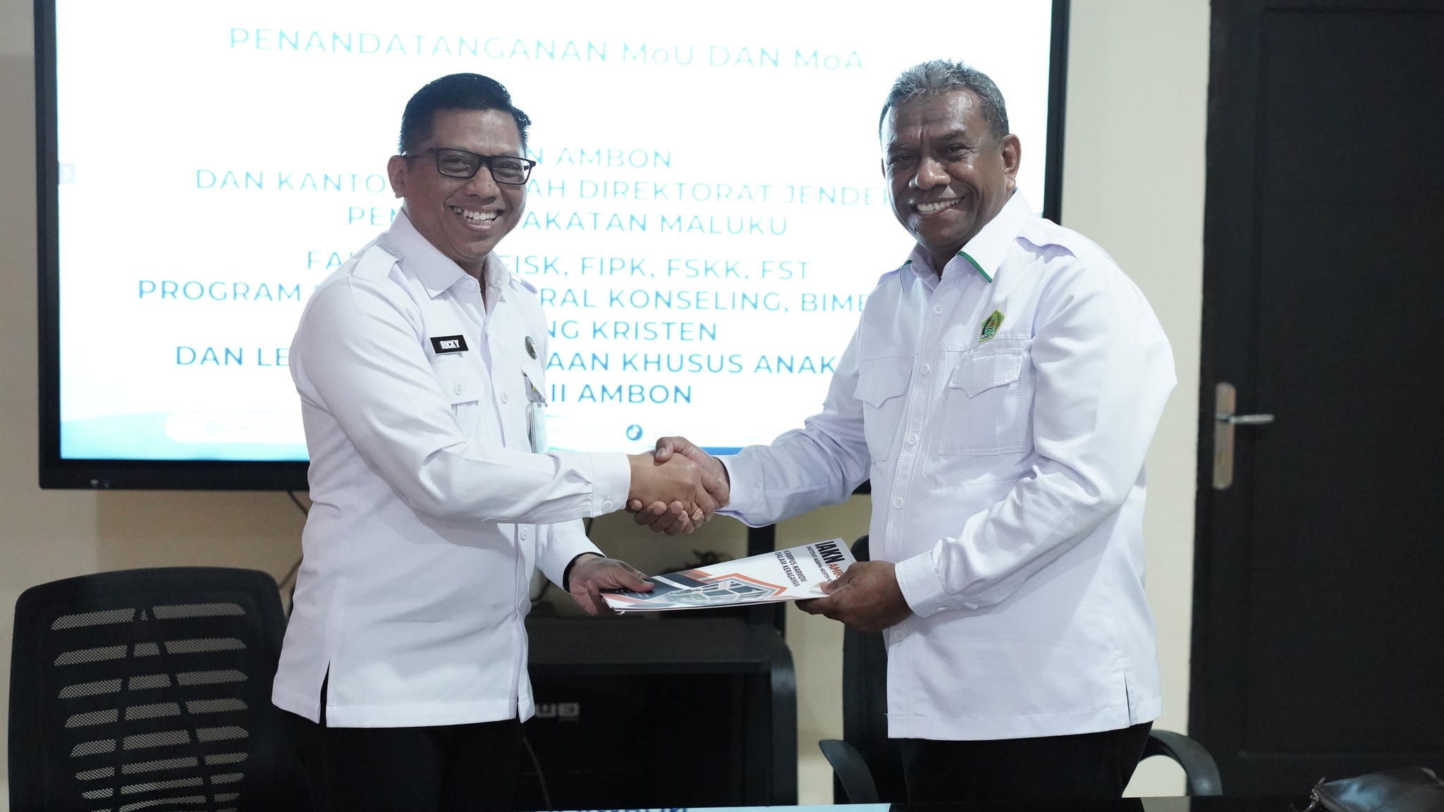 IAKN Ambon dan Ditjenpas Maluku Jalin Kerja Sama Strategis, Perkuat Peran Pendidikan bagi Warga Binaan