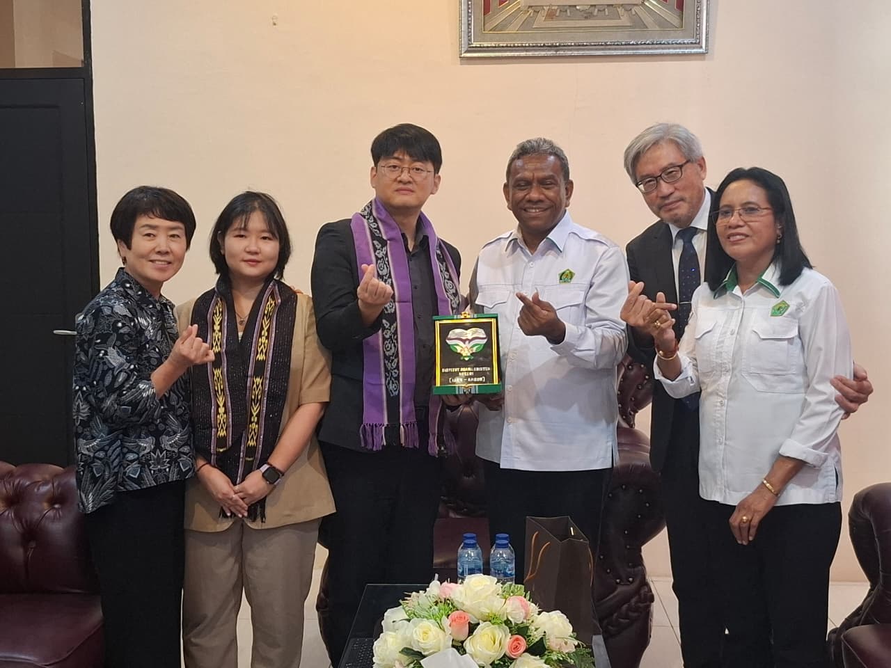 IAKN Ambon menerima kunjungan dari tim King Sejong Institute Foundation, Rektor Bahas Pengembangan King Sejong Institute