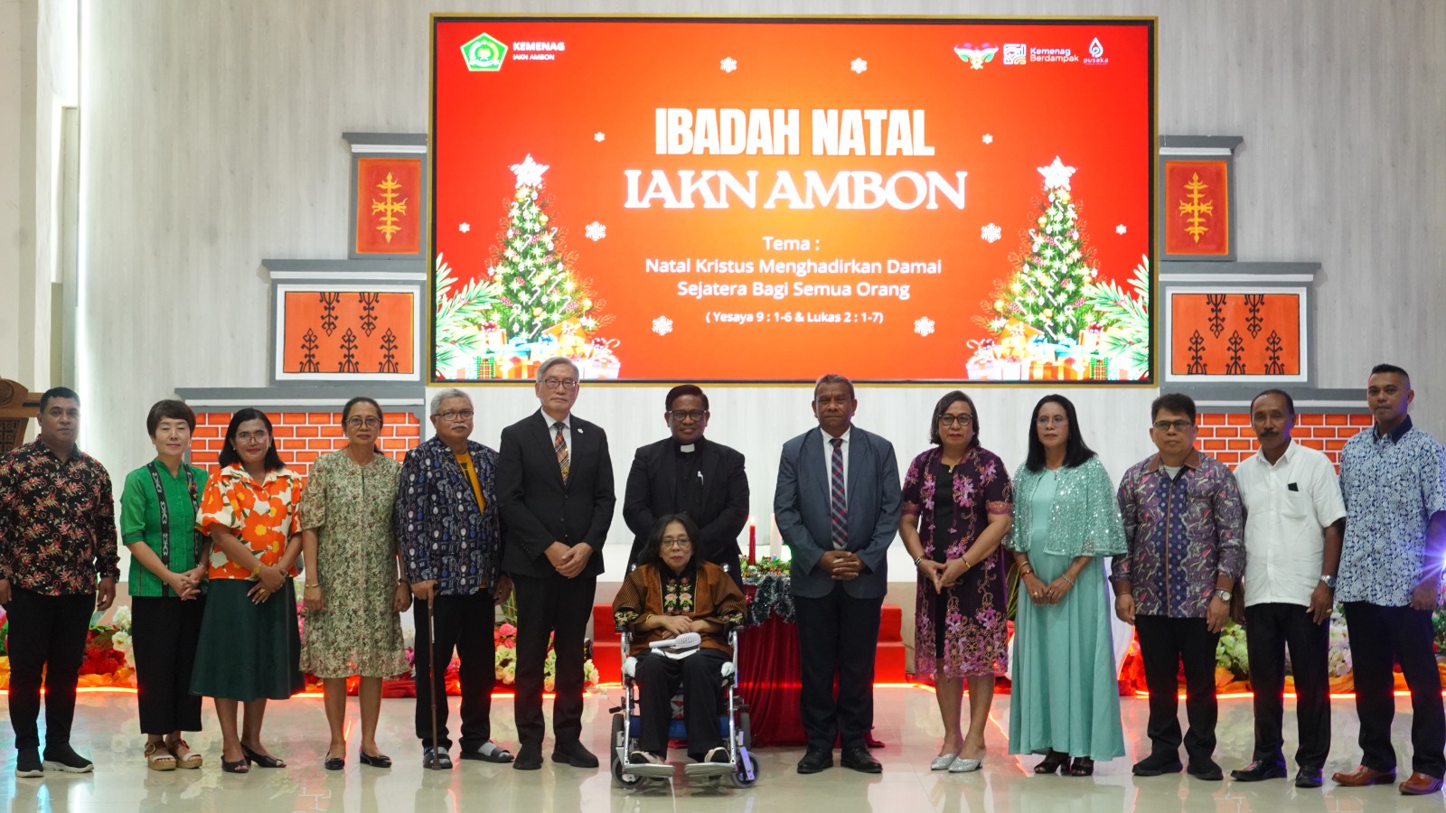 Natal IAKN Ambon 2025 :"Kasih, Iman dan Kepastian Jadi Fondasi Damai Sejahtera Bagi Semua"