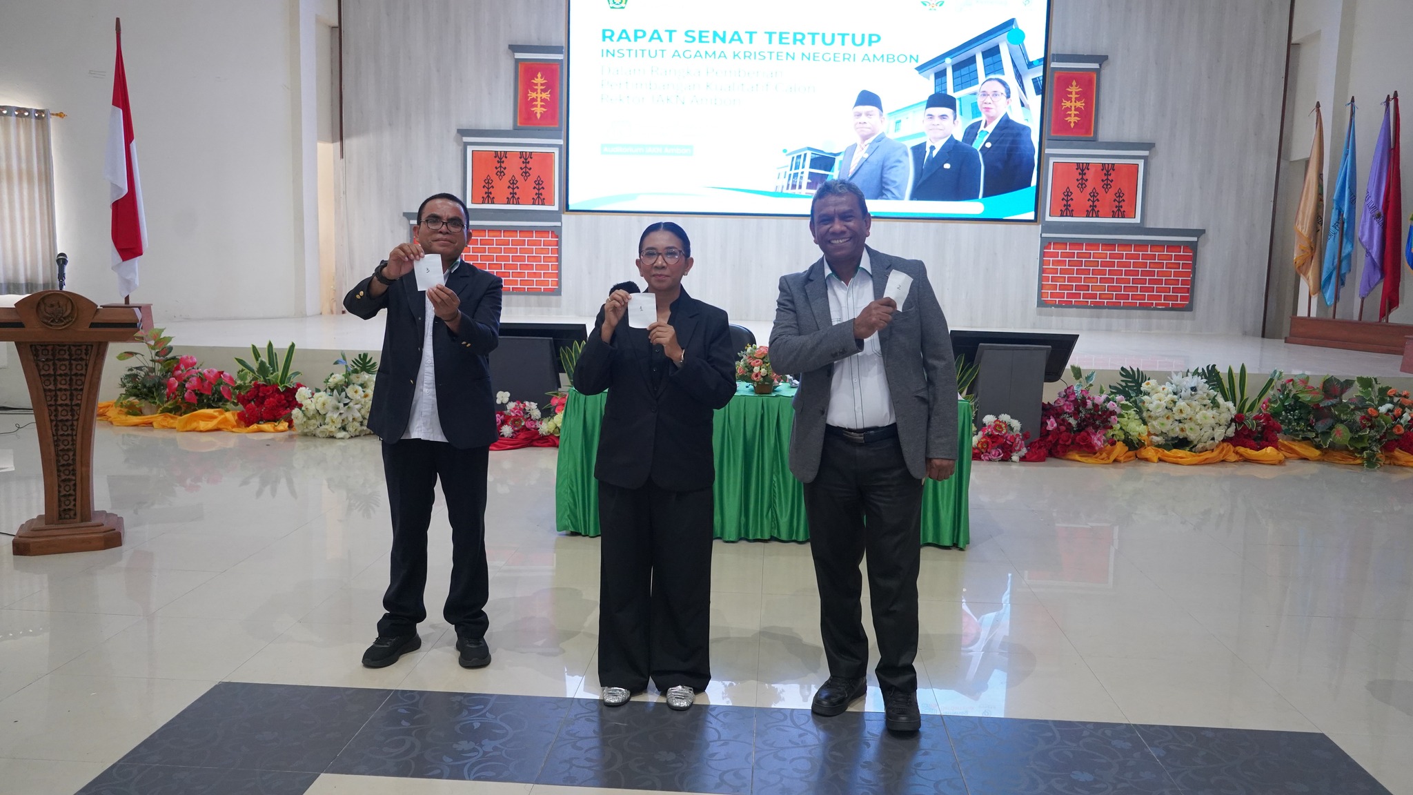 Senat IAKN Ambon Gelar Rapat Tertutup Beri Pertimbangan Kualitatif Calon Rektor 2026–2030