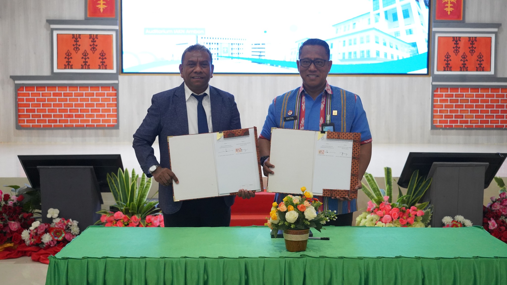 IAKN Ambon–Kanwil Kemenkum Maluku Teken MoU, Perkuat Perlindungan Kekayaan Intelektual